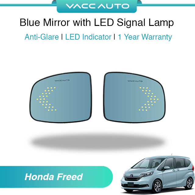Blue Mirror with LED Arrow Style Accessories Honda Freed GB5 GB7 2016-2024