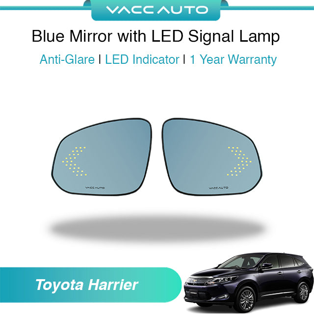 Blue Mirror with LED Arrow Style Accessories Toyota Harrier XU60 2013-2020