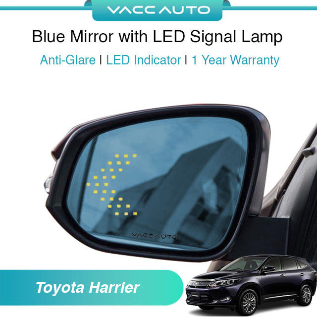 Blue Mirror with LED Arrow Style Accessories Toyota Harrier XU60 2013-2020
