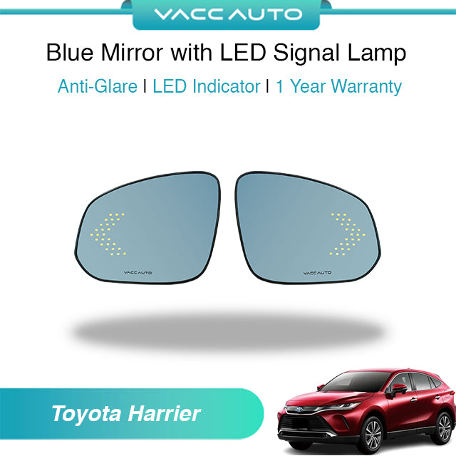 Blue Mirror with LED Arrow Style Accessories Toyota Harrier XU80 2020-2026
