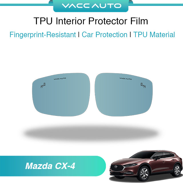 Blue Mirror with Long LED Strip Accessories Mazda CX-4 GK 2016-2019