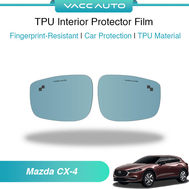 Blue Mirror with Long LED Strip Accessories Mazda CX-4 GK 2016-2019