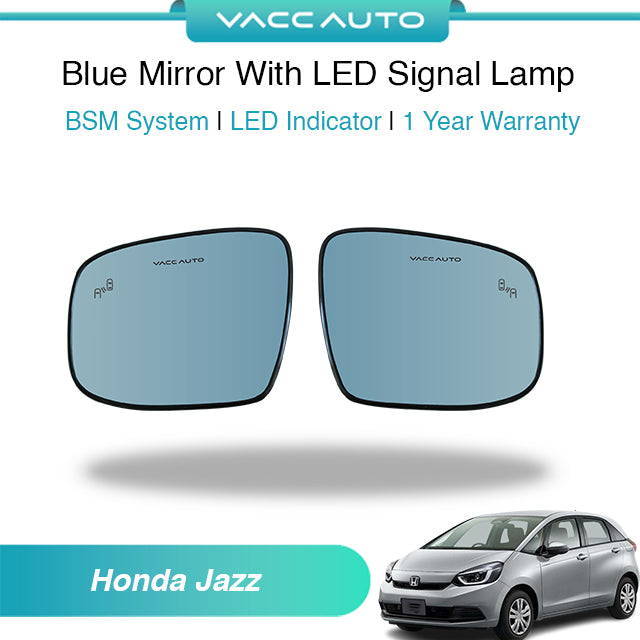 Blue Mirror with Long LED Strip Accessories Honda Jazz / Fit GS 2020-2026