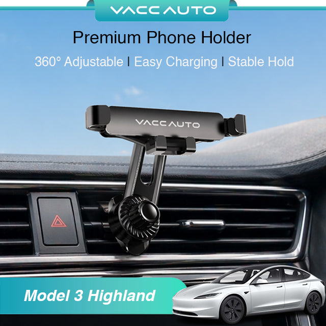 Phone Holder Mount Tesla Model 3 Highland 2024-2026