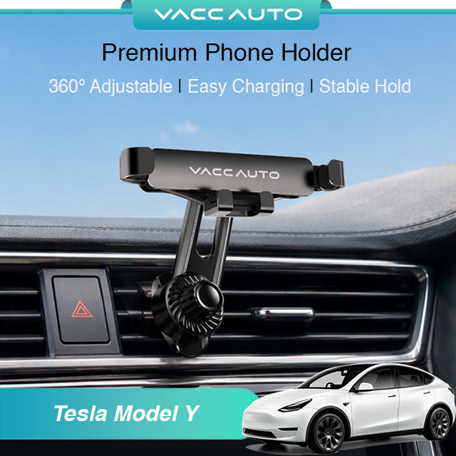 Phone Holder Mount Tesla Model Y 2020-2024