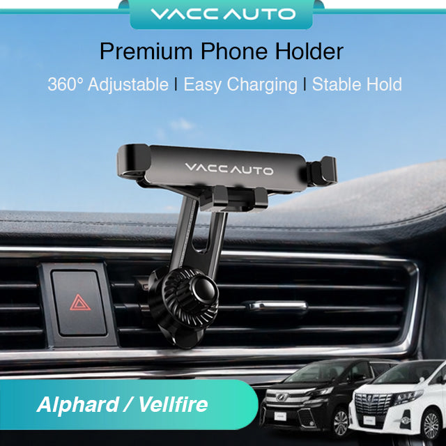 Phone Holder Mount Toyota Alphard Vellfire AH30 ANH30 2015-2023