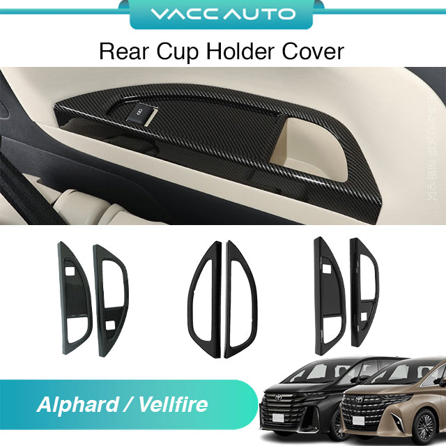 Rear Cup Holder Cover Toyota Alphard Vellfire 2024-2026