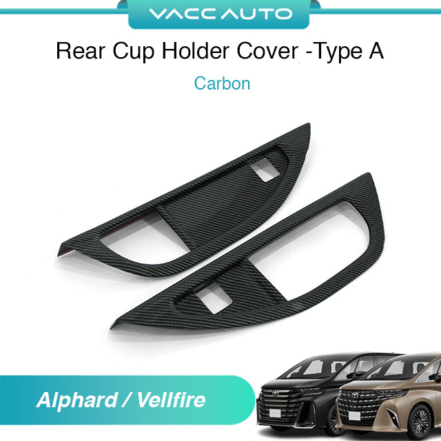 Rear Cup Holder Cover Toyota Alphard Vellfire 2024-2026