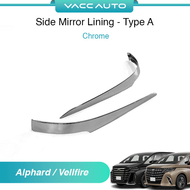 Side Mirror Lining Toyota Alphard Vellfire 2024-2026