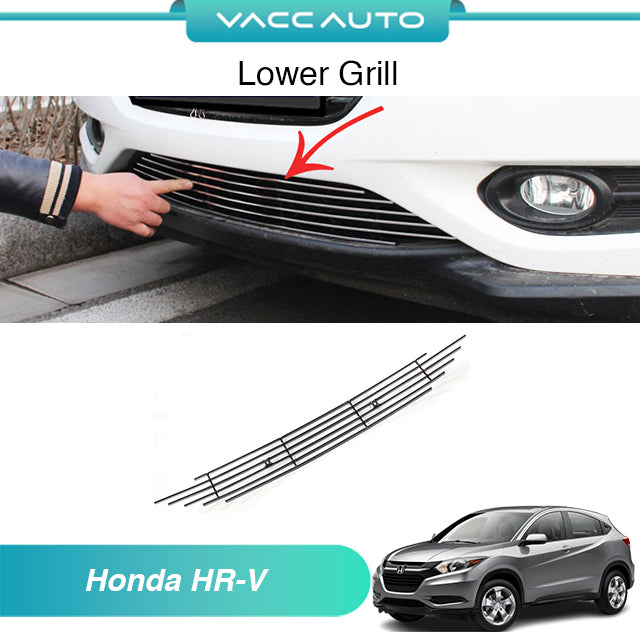 Lower Aluminium Grill Honda HR-V RU 2015-2019