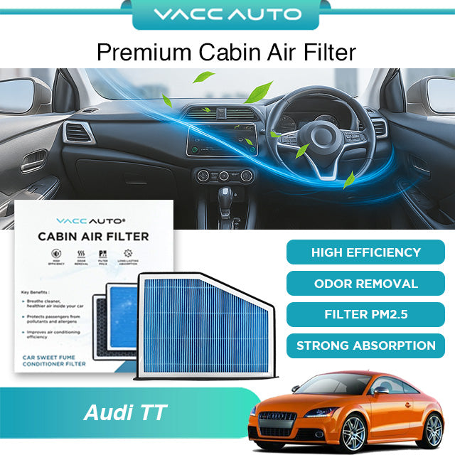 Cabin Air Filter Audi TT 8J 2008-2013