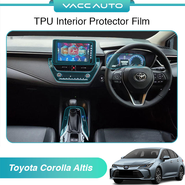 Transparent TPU Interior Protector Film Toyota Corolla Altis E210 2021-2026