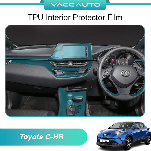 Transparent TPU Interior Protector Film Toyota C-HR AX10 AX50 2018-2024