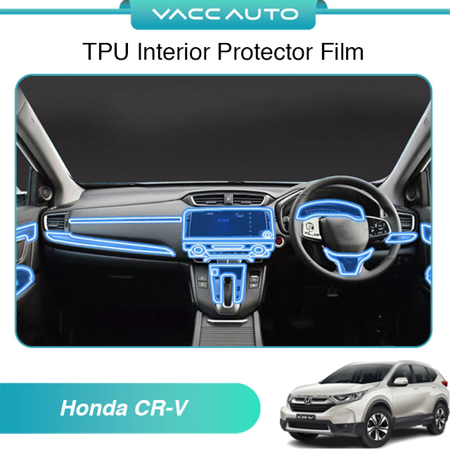 Transparent TPU Interior Protector Film Honda CR-V RW 2017 - 2023
