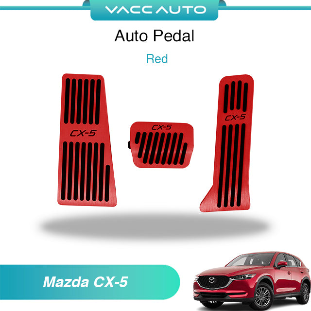 Auto Pedal Silver / Red Mazda CX5 CX-5 KF 2017-2027