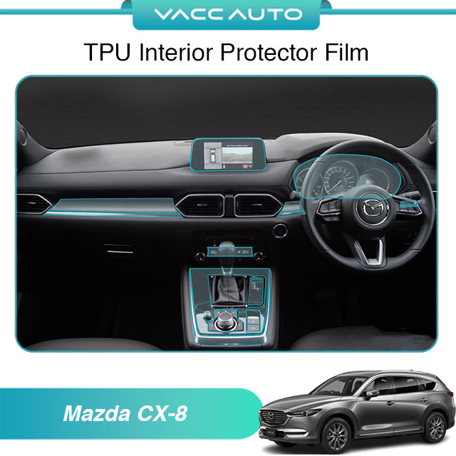 Transparent TPU Interior Protector Film Mazda CX-8 KG 2017-2026