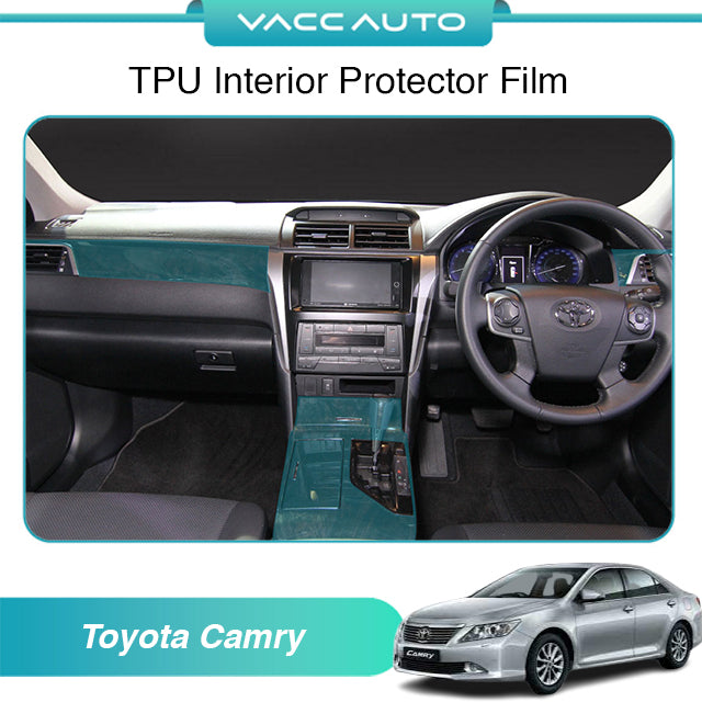 Transparent TPU Interior Protector Film Toyota Camry XV50 ACV50 2012-2017