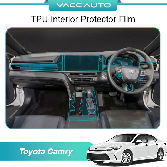 Transparent TPU Interior Protector Film Toyota Camry XV80 2025-2027