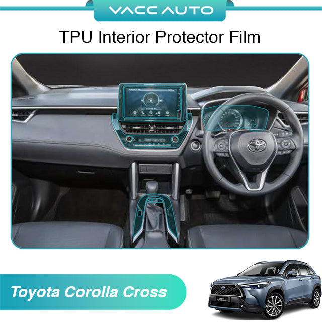 Transparent TPU Interior Protector Film Toyota Corolla Cross XG10 2021-2026