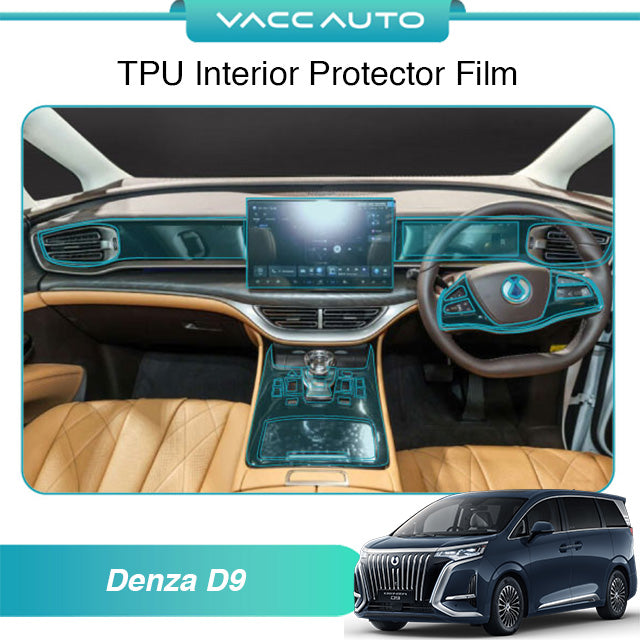 Transparent TPU Interior Protector Film Denza D9 2024-2027