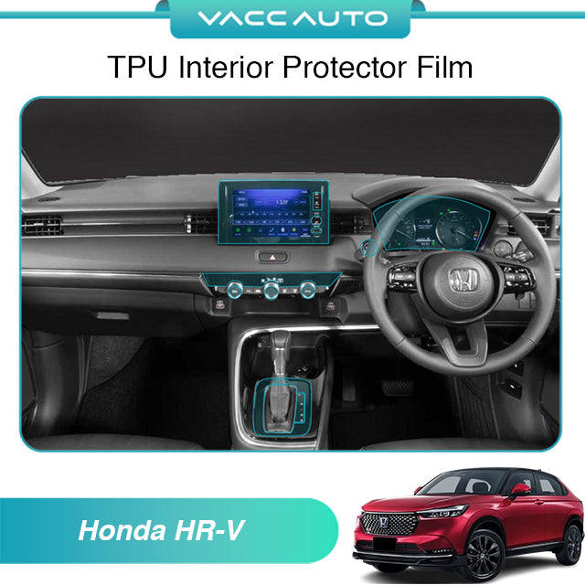 Transparent TPU Interior Protector Film Honda HR-V HRV RV 2022-2026