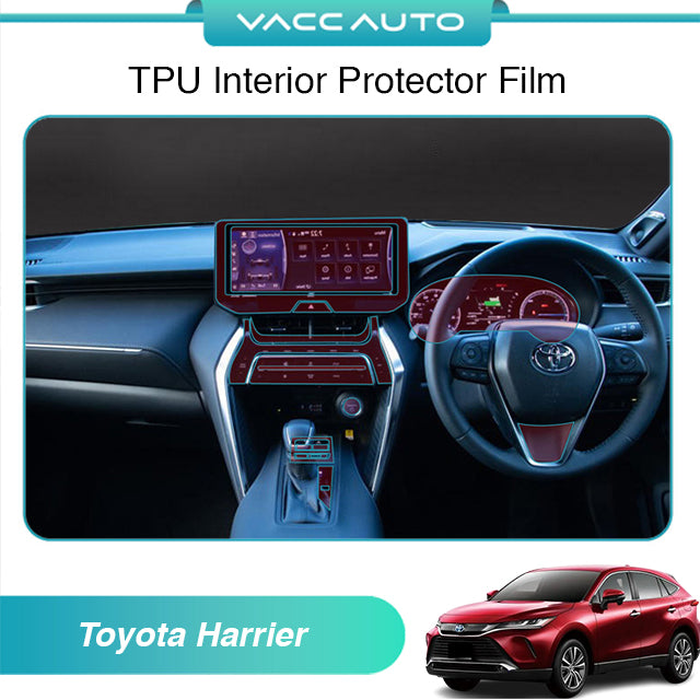 Transparent TPU Interior Protector Film Toyota Harrier XU80 2020-2026