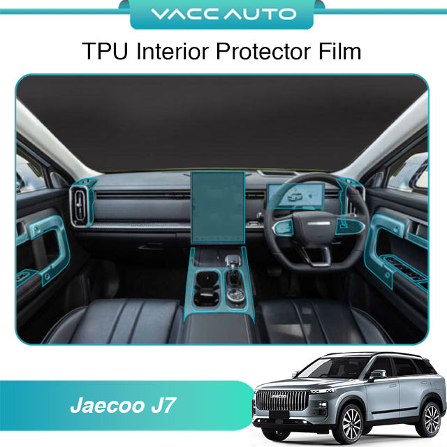 Transparent TPU Interior Protector Film Chery Jaecoo J7 2024-2026