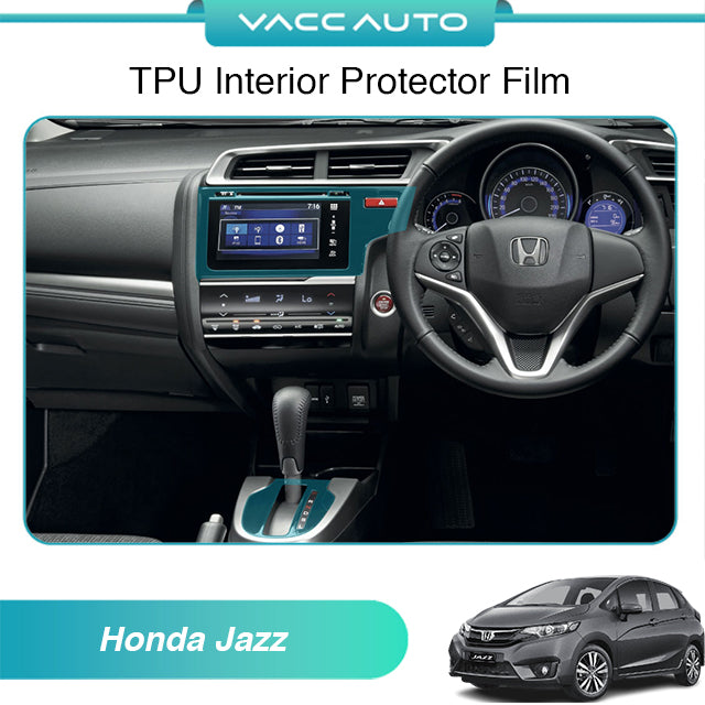 Transparent TPU Interior Protector Film Honda Jazz/Fit GK 2014-2026