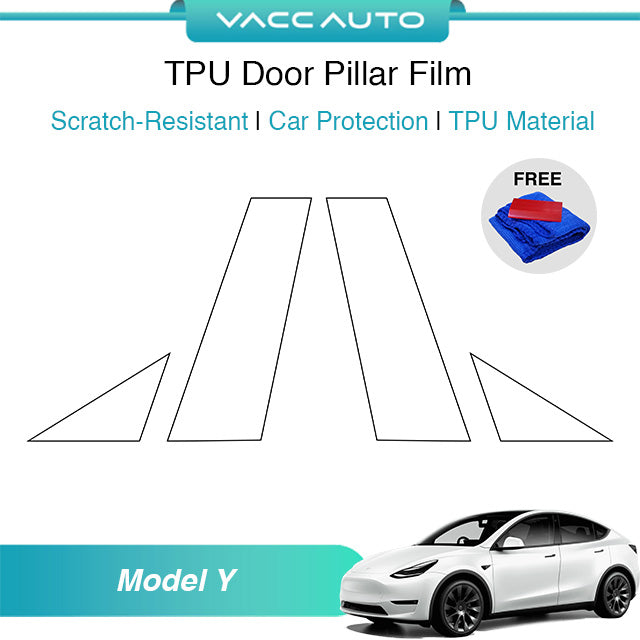 Transparent TPU Interior Protector Film Tesla Model Y 2020-2024