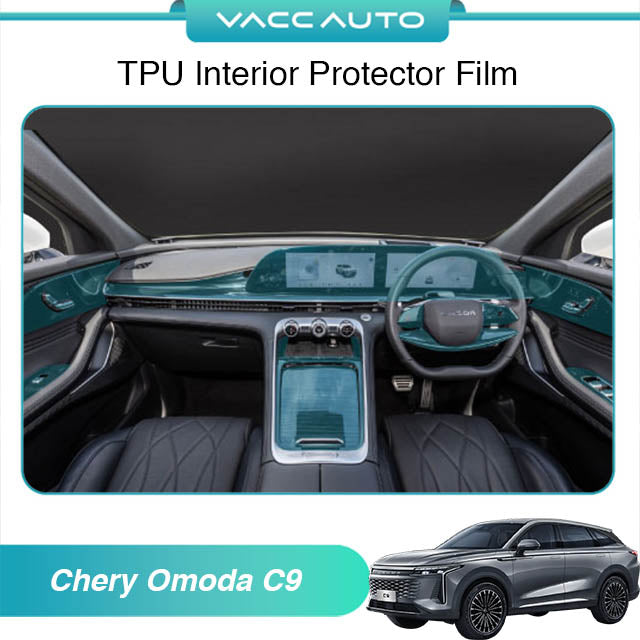 Transparent TPU Interior Protector Film Chery Jaecoo Omoda C9 2025-2026