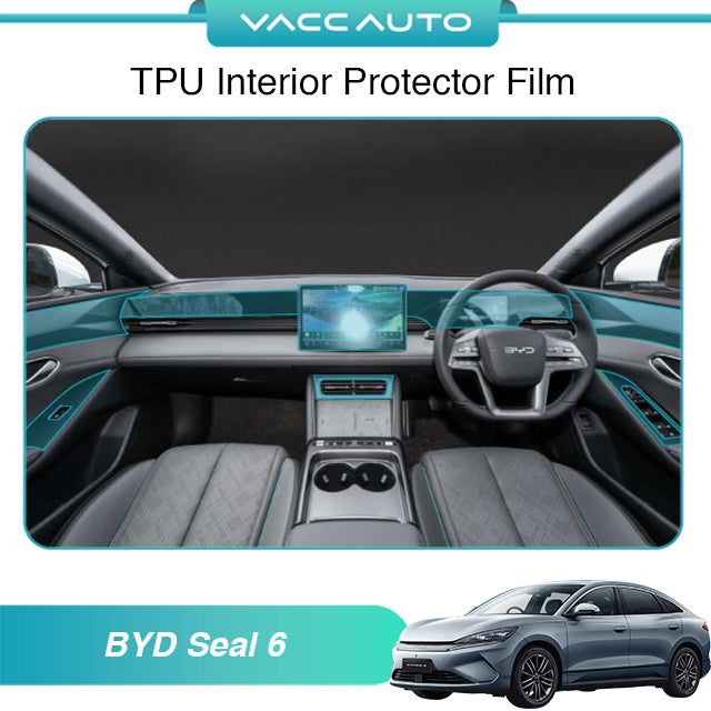 Transparent TPU Interior Protector Film BYD Seal 6 EV 2025-2027