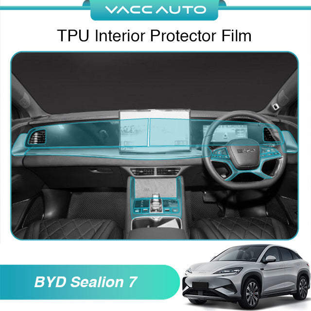 Transparent TPU Interior Protector Film BYD Sealion 7 2025-2026