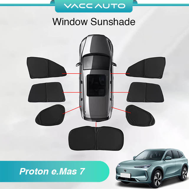 Window Foldable Sunshade Proton e.Mas 7 EV 2024-2026