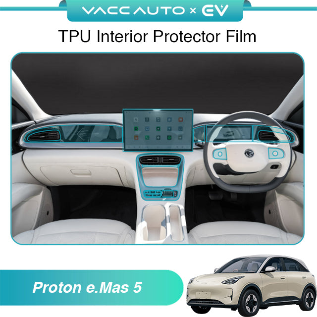 Transparent TPU Interior Protector Film Proton e.Mas 5 EV 2025-2026