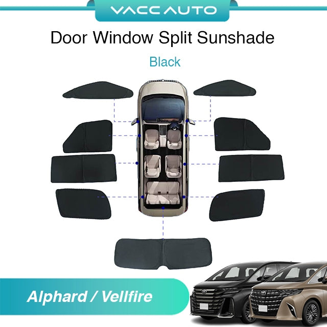 Window Foldable Sunshade Toyota Alphard Vellfire 2024-2026